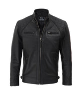 Cafe-Racer-Johnson-Diamond-Black-Biker-Jacket